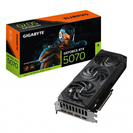 Graphics Card|GIGABYTE|NVIDIA GeForce RTX 5070|12 GB|GDDR7|192 bit|PCIE 5.0 16x|GPU 2542 MHz|Triple 
