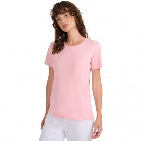 Koszulka damska 4F F2356 jasny róż 4FWMM00TTSHF2356 56S S
