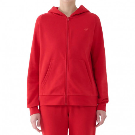 Bluza damska 4F F1763 czerwona 4FWMM00TSWSF1763 062S M