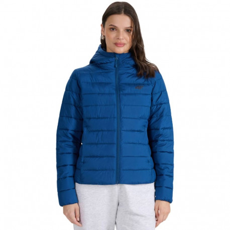 Kurtka damska pikowana 4F F580 ciemny granat 4FWAW25TDJAF580 30S L