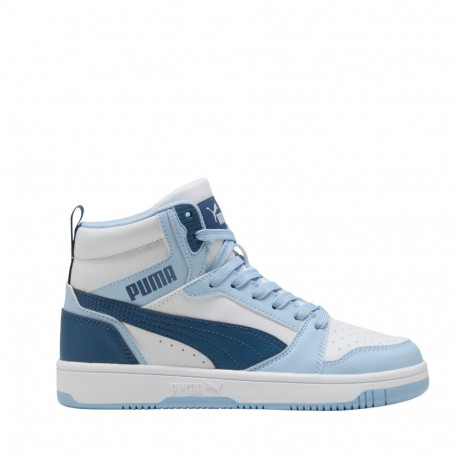 Puma laste jalanõud Rebound V6 Mid 393831 32 39, valge-sinine
