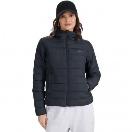 Kurtka damska pikowana 4F F580 głęboka czerń 4FWAW25TDJAF580 20S M