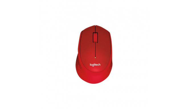 LOGITECH M330 SILENT PLUS hiir 3 nupuga juhtmevaba 2.4 GHz USB vastuvõtjaga punane