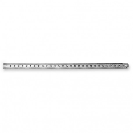 Joonlaud model 497 stainless steel ruler – narrow design, 200x13x0.3 mm, flexible and precise measur