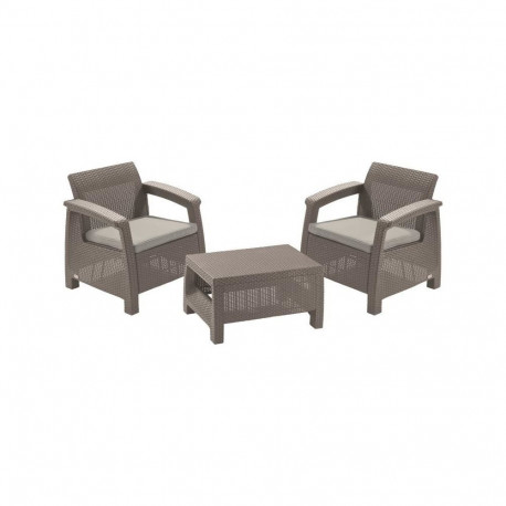 Keter aiamööblikomplekt Corfu Weekend 29197786587, beež