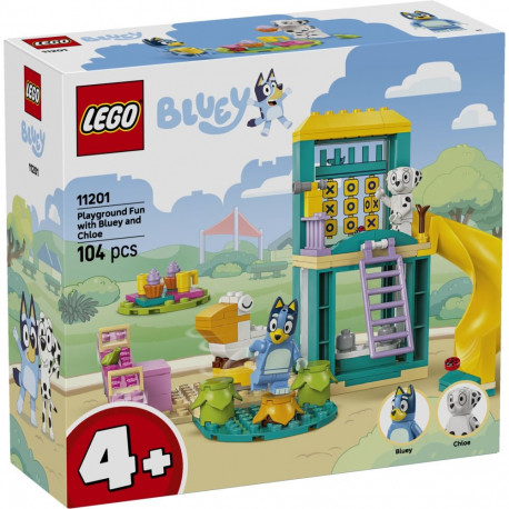 LEGO 4PLUS Bluey ja Chloe lõbus mänguväljak