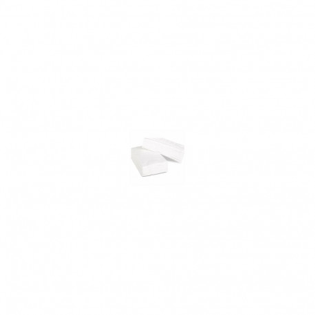 Lehtpaberrätikud GRUINE,  23x24cm, 2-kih, V-fold, 150l, valge (20 tk)