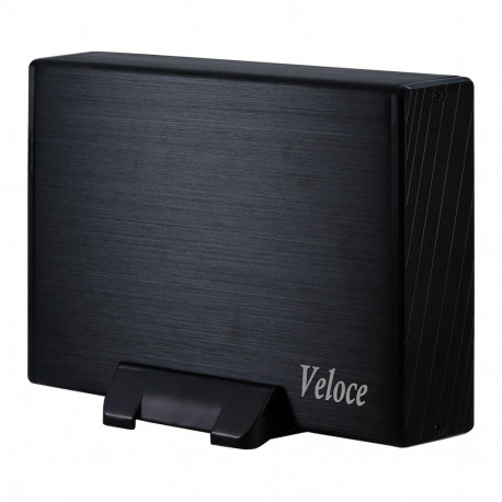 Drive Cabinet INTER-TECH Veloce (3.5" HDD, SATA/SATA II, USB3.0) Black