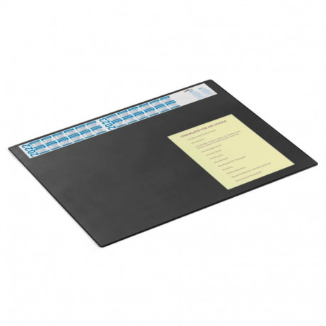 Table mat covered with film DURABLE 52x65cm black