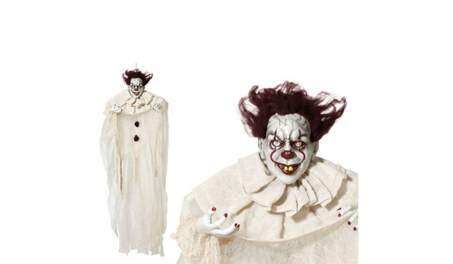 Evil Male Clown Halloween Beige 130 x 96 x 14 cm (3 Units)