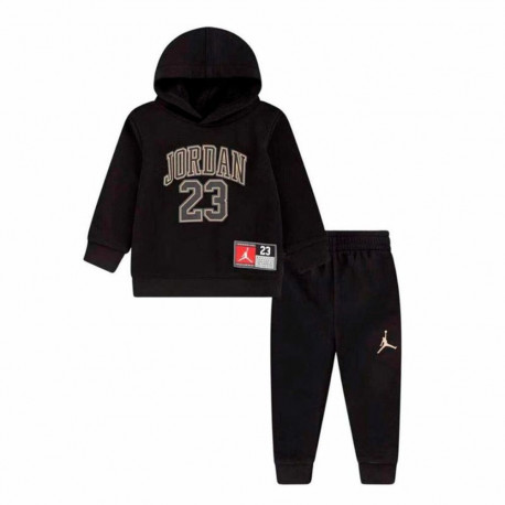 Children's Sports Outfit Jordan Pack Po Set Black 2 Pieces
