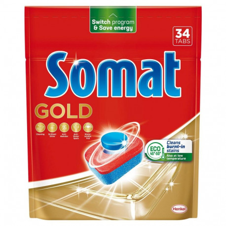 nõudepesutabletid Somat Gold 34 tk