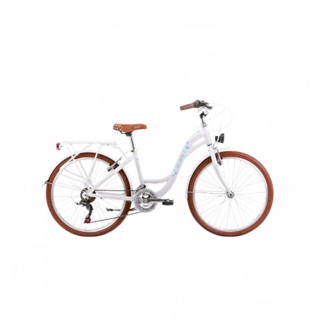 Tüdrukute jalgratas ROMET Panda 1, valge-sinine