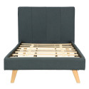 Bed JUNO 90x200cm, grey