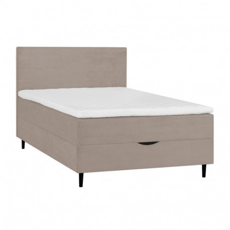 Continental bed LAARA 140x200cm, grey