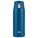 Emsa TRAVEL MUG light thermal mug 0.4 liters (dark blue, flip lid)