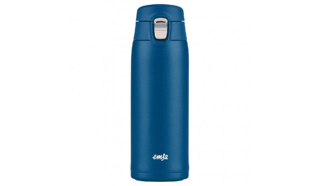 Emsa TRAVEL MUG light thermal mug 0.4 liters (dark blue, flip lid)