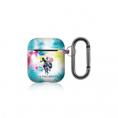 US Polo USACA2PCUSML AirPods case multicolor Tie & Dye Collection