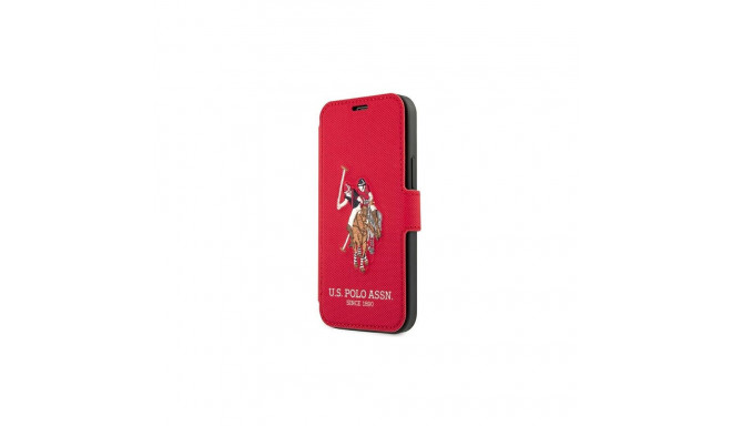 US Polo USFLBKP12LPUGFLRE iPhone 12 Pro Max 6,7" czerwony/red book Polo Embroidery Collection