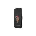 US Polo USFLBKP12MPUGFLBK iPhone 12/12 Pro 6,1" czarny/black book Polo Embroidery Collection US Polo USFLBKP12MPUGFLBK iPhone 12/12 Pro 6,1" czarny/black book Polo Embroidery Collection
