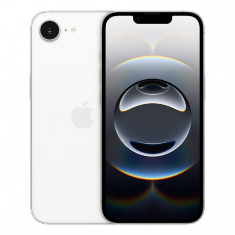 Apple nutitelefon iPhone 16e 15.5cm (6.1") kahe SIM-kaardiga iOS 18 5G USB Type-C 128GB, valge