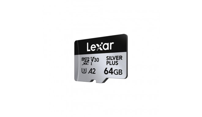 Lexar Professional SILVER PLUS 64 GB MicroSDXC UHS-I Class 3