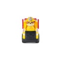 PAW Patrol Fire Rescue: Rubble Rescue Fire Dump Truck with Action Figure, Projectiles, and Toy Truck