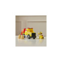 PAW Patrol Fire Rescue: Rubble Rescue Fire Dump Truck with Action Figure, Projectiles, and Toy Truck