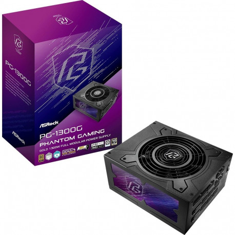 "1300W ASRock Phantom Gaming PG-1300G 1300W ATX 80+ Gold black retail"