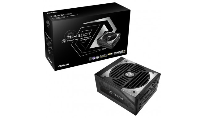 "1300W ASRock Taichi Series TC-1300T 1300W ATX 80+ Titanium black retail"
