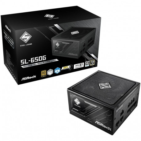 "650W ASRock Steel Legend SL-650G 650W ATX 80+ Gold black retail"