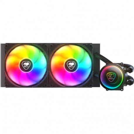 "K COUGAR CPU Wasserkühlung Poseidon Elite 240, ARGB, Schwarz"
