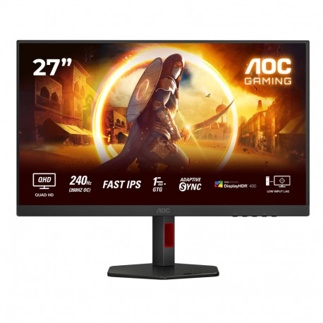 "68,6 cm/27"" (2560×1440) AOC 27G4ZR 16:9 QHD Fast IPS 1 ms 240 Hz HDMI 2.0 DisplayPort VESA Black"