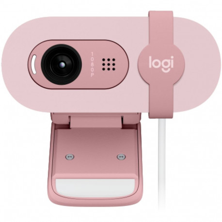"Logitech BRIO 100 colour 2 MP 1920 x 1080 720p 1080p audio wired USB"
