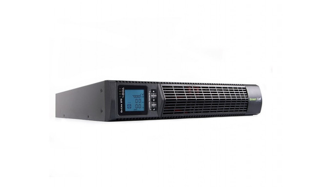This is a specification for a high-density, professional-grade Uninterruptible Power Supply 
