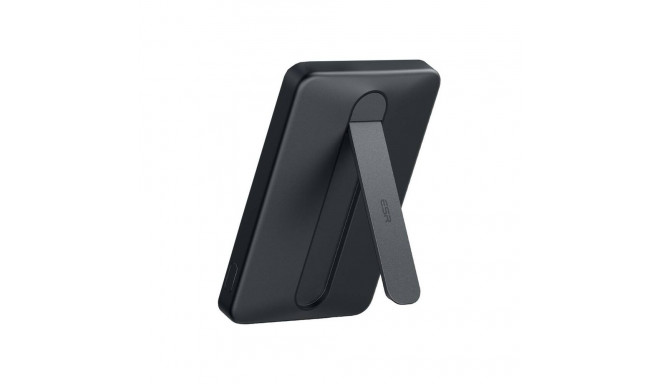 ESR Qi2 MagSlim 5000 mAh magnetiline akupank alusega (must)