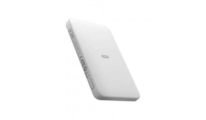 ESR Qi2 MagSlim 5000 mAh magnetiline akupank valge