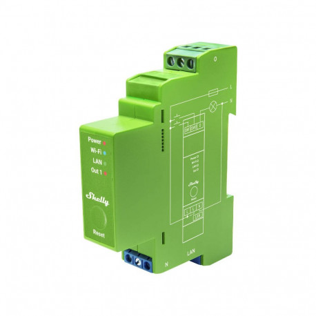 Shelly Pro Dimmer 1 DIN Rail Smart Switch, 1-channel