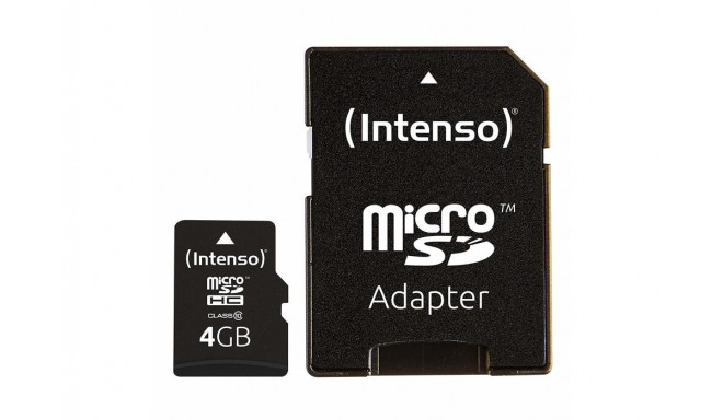 MEMORY MICRO SDHC 4GB C10/W/ADAPTER 3413450 INTENSO