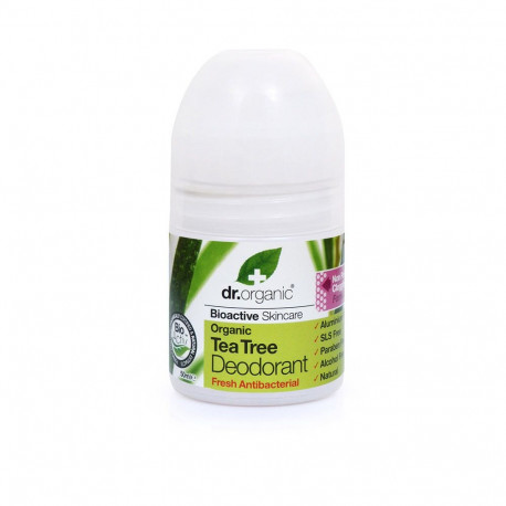 Dr. Organic rull-deodorant Bioactive Organic teepuu 50ml