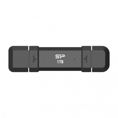 USB Flash Drive - Silicon Power DS72 1TB, USB Type-A/Type-C, Black