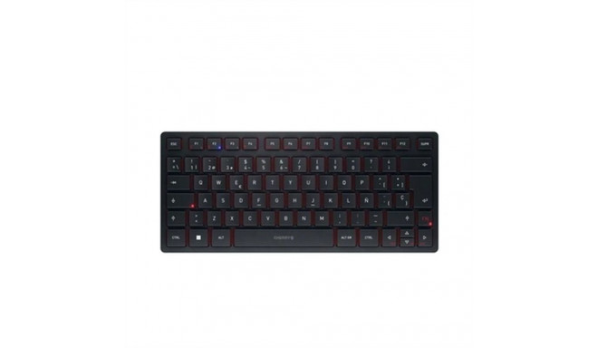 Keyboard Cherry KW 9200 MINI Spanish Qwerty Black
