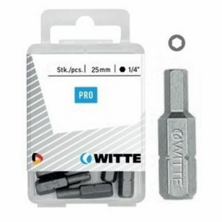 Otsakukomplekt WITTE Hex Kuusnurkne 10 Ühikut 10 Tükid, osad