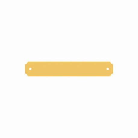 Identification plate for collar Imarc Mounts Yellow