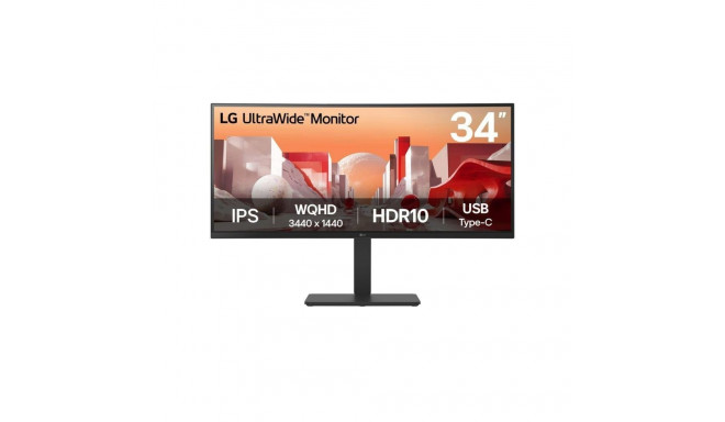 LG LCD Monitor||34 "|3440 x 1440 pixels|Wide Quad HD|Native aspect ratio 21:9|LCD|Curved|34BA75QE-B
