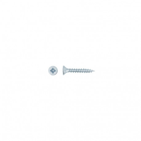 CHIPBOARD SCREW 3.0X20 WHT ZP 50PCS G1