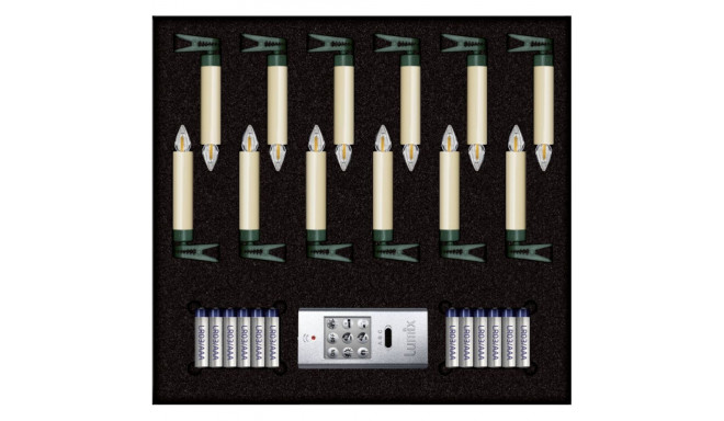 Krinner Lumix Superlight Flame Mini Ivory 12 pcs. Set