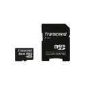 Transcend mälukaart microSDHC 4GB Class 10 + adapter