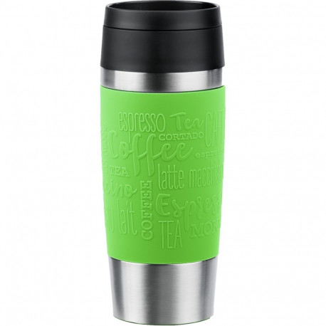 TRAVEL MUG termokruus klassikaline roostevaba teras 0,36Liter, laimiroheline