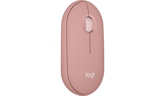 Logitech Pebble Mouse 2 M350s (pink, Bluetooth, for Windows/macOS/iPadOS/Android/ChromeOS/Linux)